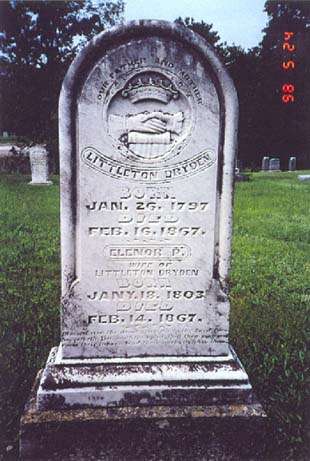 Gravestone of Littleton Dryden